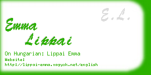 emma lippai business card